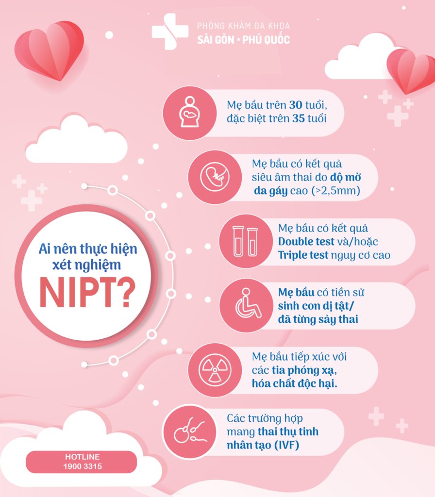 Những đối tượng nên thực hiện xét nghiệm NIPT