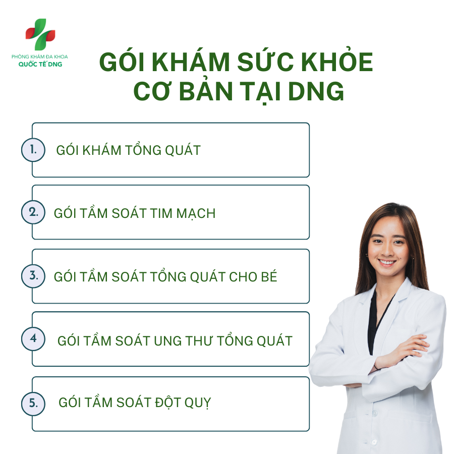 Gói khám cơ bản tại DNG